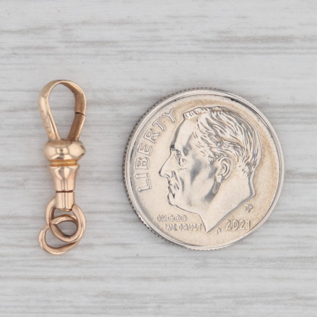 Gray Spring Hook Clasp 10k Yellow Gold Findings Jewelry Making Repair