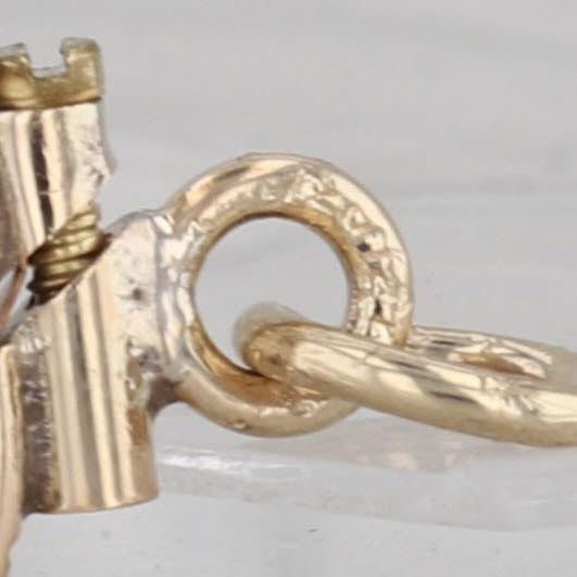 1851 1/20 oz American Gold Eagle Coin Pendant 14k 900 Gold 2.5 Dollar Liberty