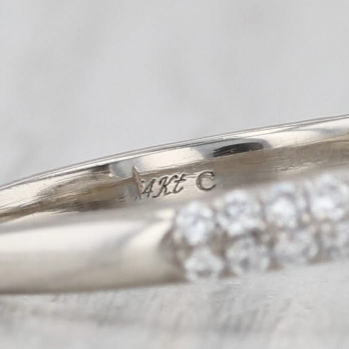 Neil Lane 1.37ctw Round Diamond Halo Engagement Ring 14k White Gold Size 7