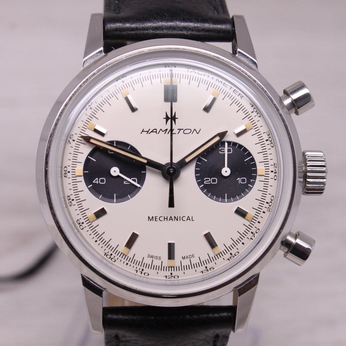 Hamilton Intra-Matic Chronograph 40mm Mens MINT Mechanical Watch Swiss H38429710