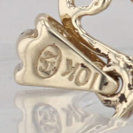 0.78ctw Gemstone Butterfly Pendant 10k Gold Ruby Emerald Sapphire Diamond