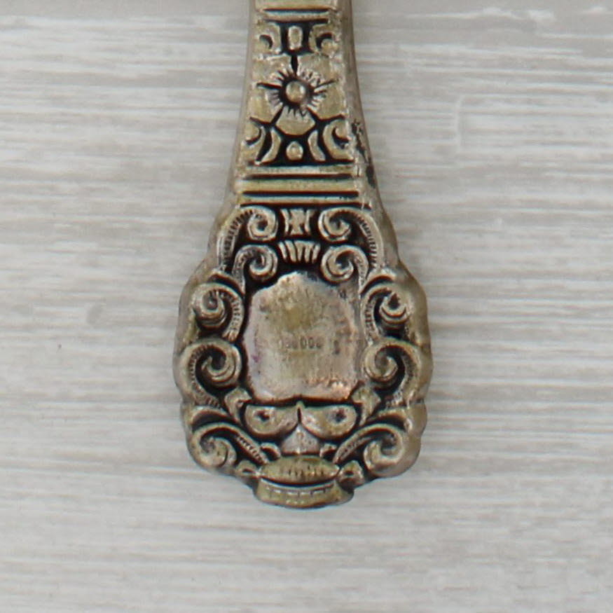 Dark Gray Vintage Bethlehem Letter Opener 800 Silver Stainless Steel Enamel