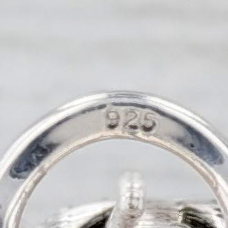 John Hardy Knot Drop Earrings Sterling Silver Omega Backs