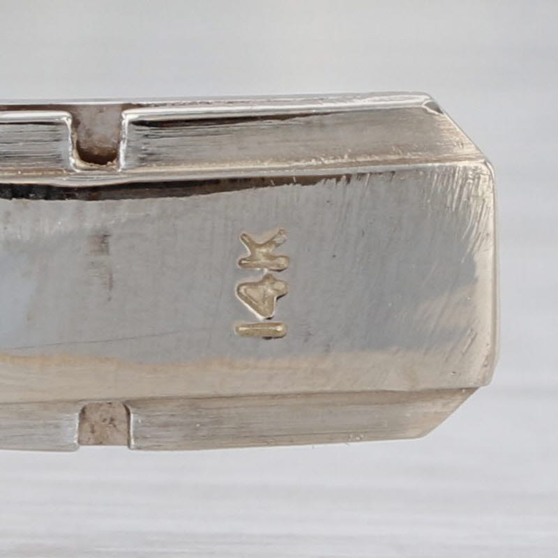 Slane & Slane Bangle Bracelet Sterling Silver 14k Gold Hinged Stackable