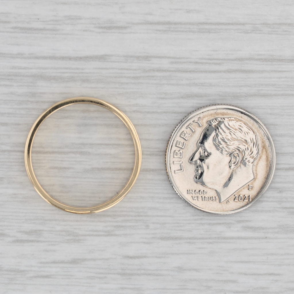 Gray Cartier Mini Narrow Love Ring 18k Yellow Gold Circles Band Box Papers Size 52 6