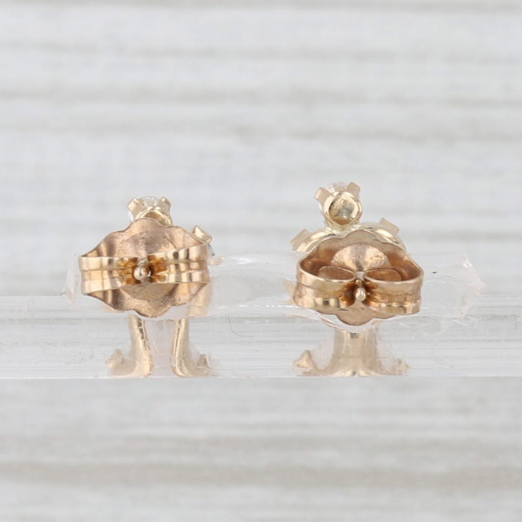 Light Gray Lab Created Opal Cubic Zirconia Heart Stud Earrings 10k Yellow Gold