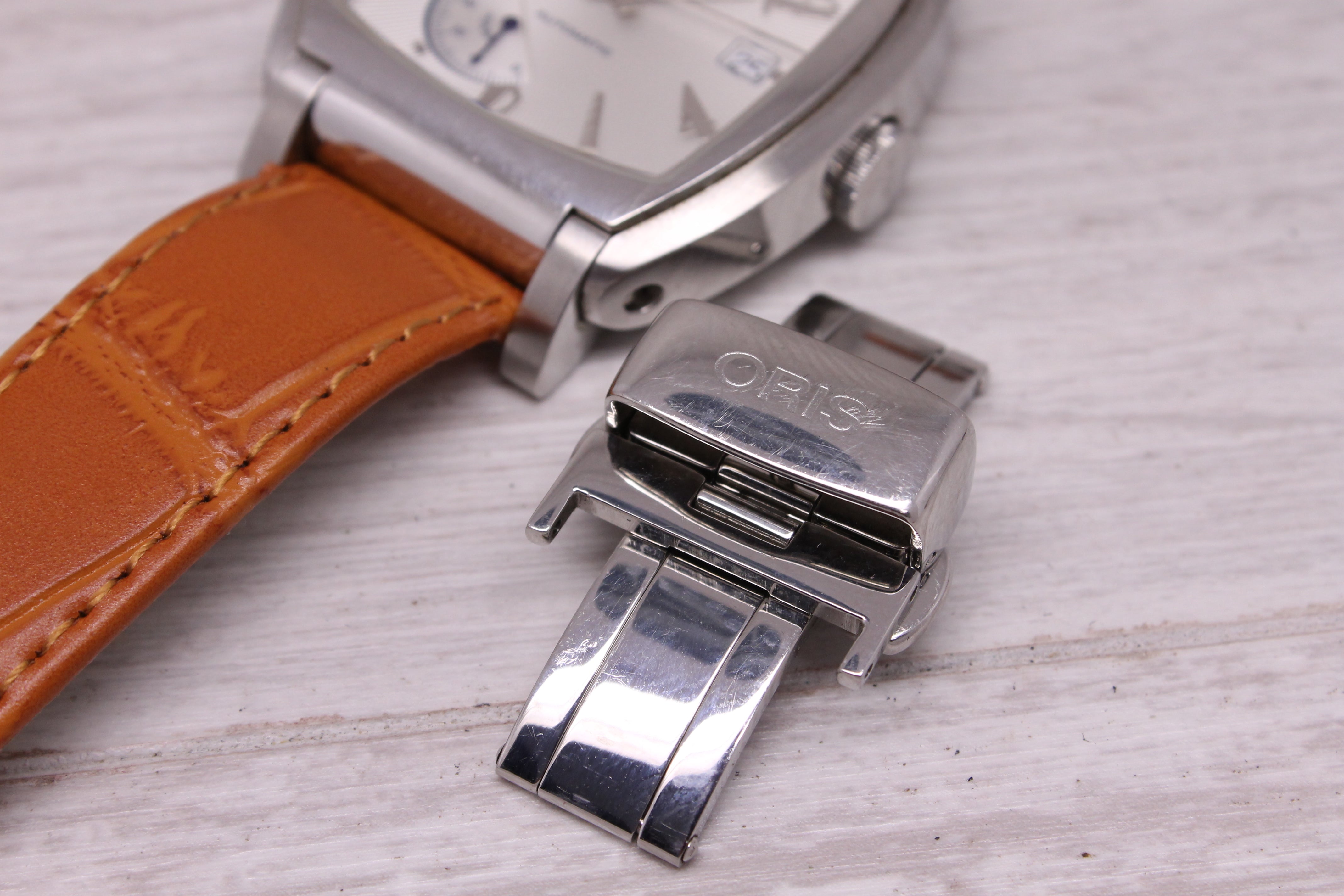 Oris Frank Sinatra Limited Edition Mens 39mm Steel Automatic Watch Power Reserve
