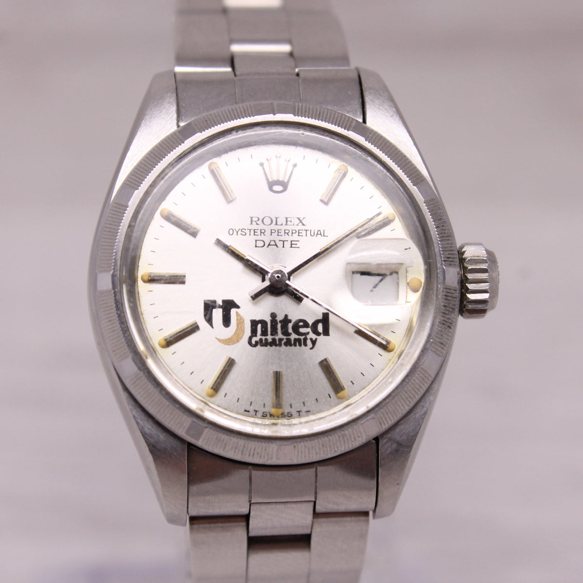 Vintage 1982 Rolex Date 6919 Ladies 26mm Watch w Box Papers  display picture 2
