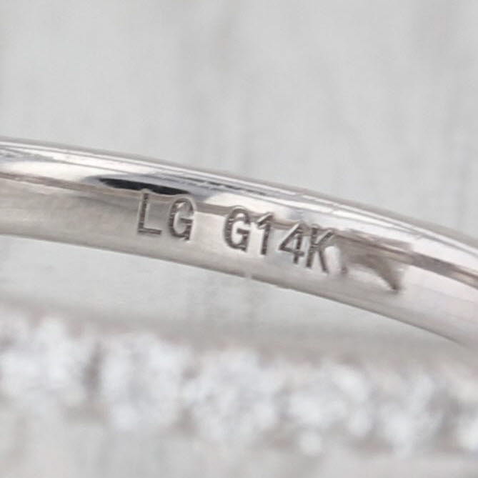 New IGI 3.59ctw Emerald Cut Lab Grown Diamond Engagement Ring 14k White Gold