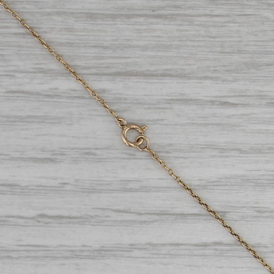 0.60ctw Amethyst Diamond Halo Pendant 14k Yellow Gold 16.75" Cable Chain