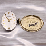 Gray Vintage c.1970's LeCoultre Ladies 14k Yellow Gold Bracelet Watch c.845