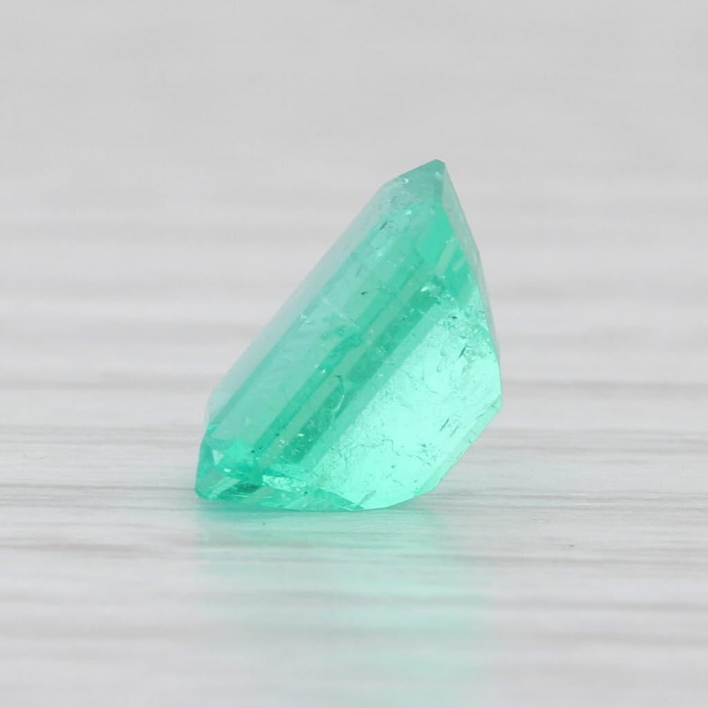 2.55ct Loose Emerald Solitaire Octagonal Cut GIA Cert For Setting