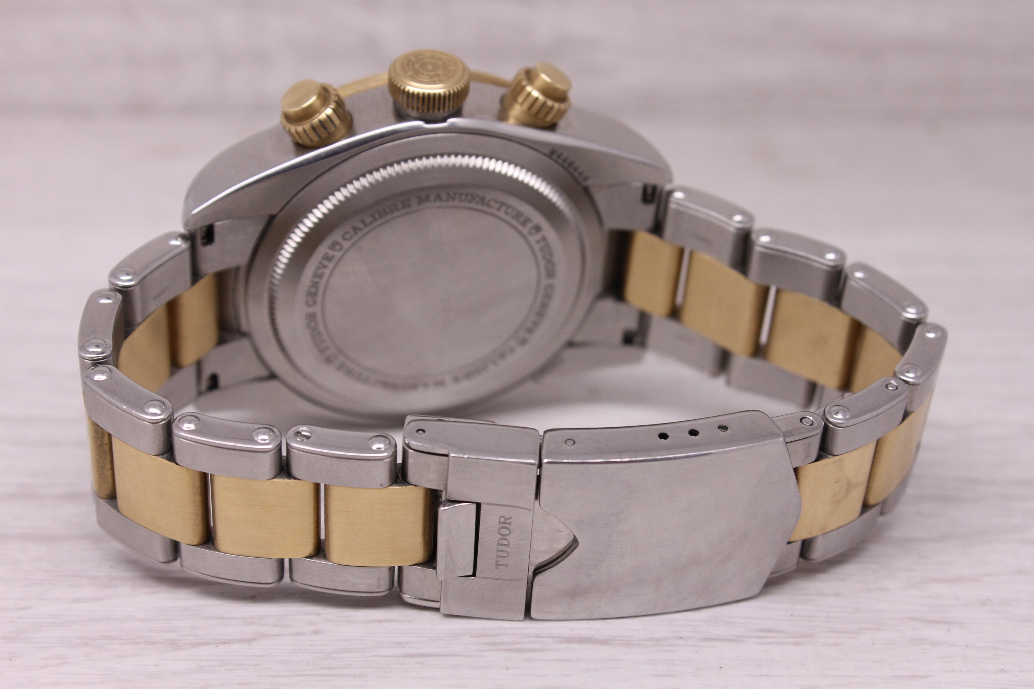 Tudor Black Bay Chrono S&G Mens 41mm Automatic Chronograph Watch Box Card