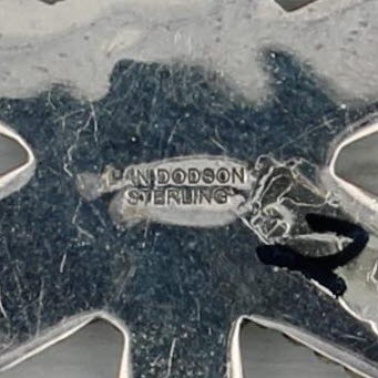 Dan Dodson Southwestern Dragonfly Pendant Sterling Silver Turquoise Statement