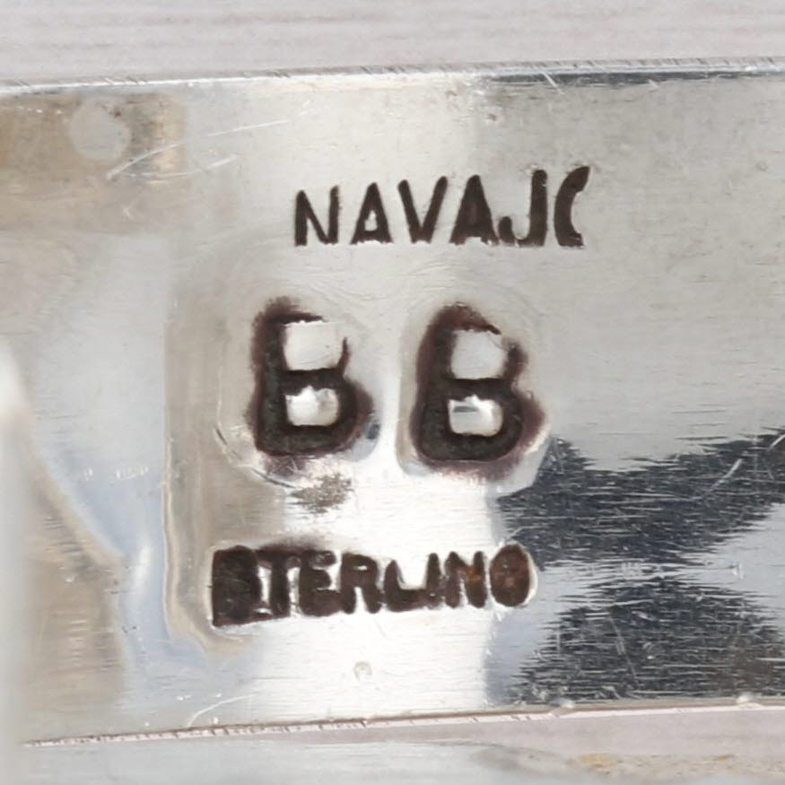 Orange Shell Cuff Bracelet Sterling Silver Vintage Navajo Native American