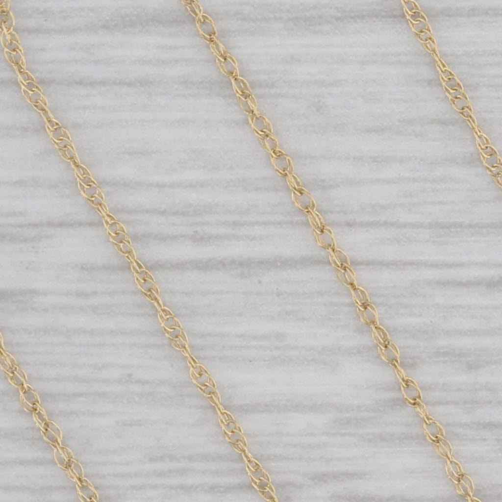Gray New Diamond Mama Pendant Necklace 10k Yellow Gold Adjustable Rope Chain