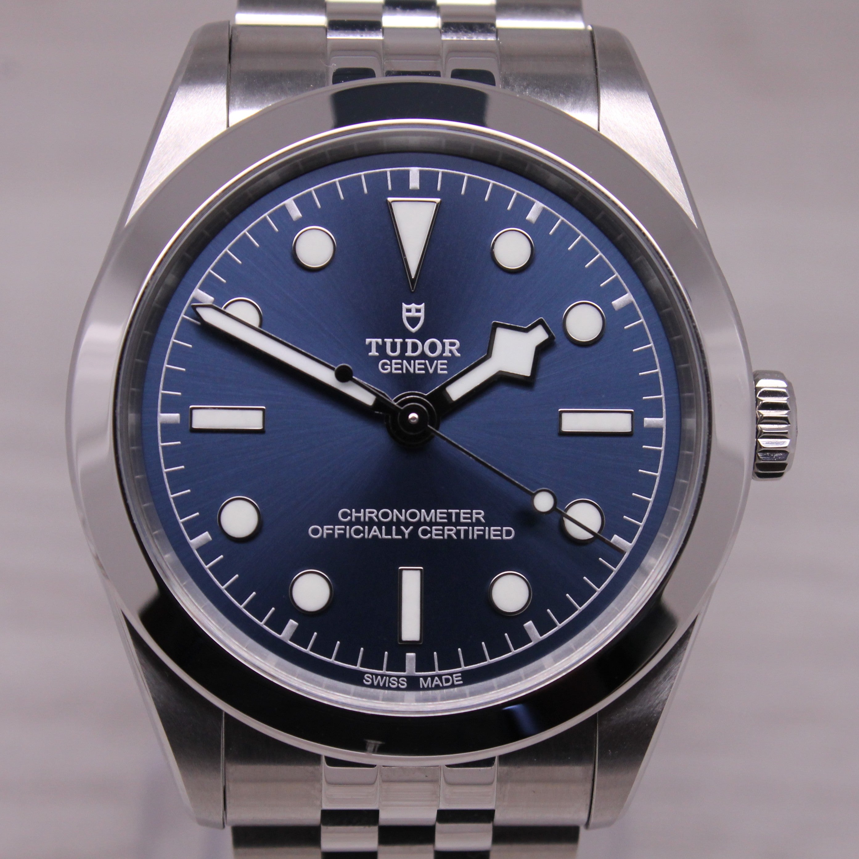 Tudor Black Bay One 39mm Blue Mens Steel Automatic Watch Box Card April 26 79660
