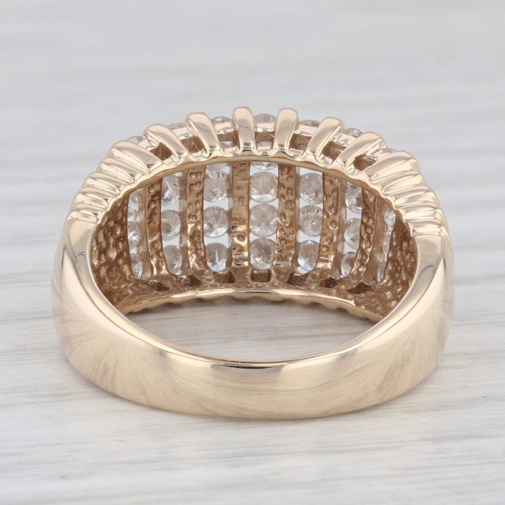 Light Gray 1ctw Diamond Ring 10k Yellow Gold Size 7.25