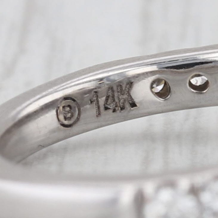 Ever Us 1.73ctw Diamond Bypass Ring 14k White Gold Size 7 Engagement Anniversary