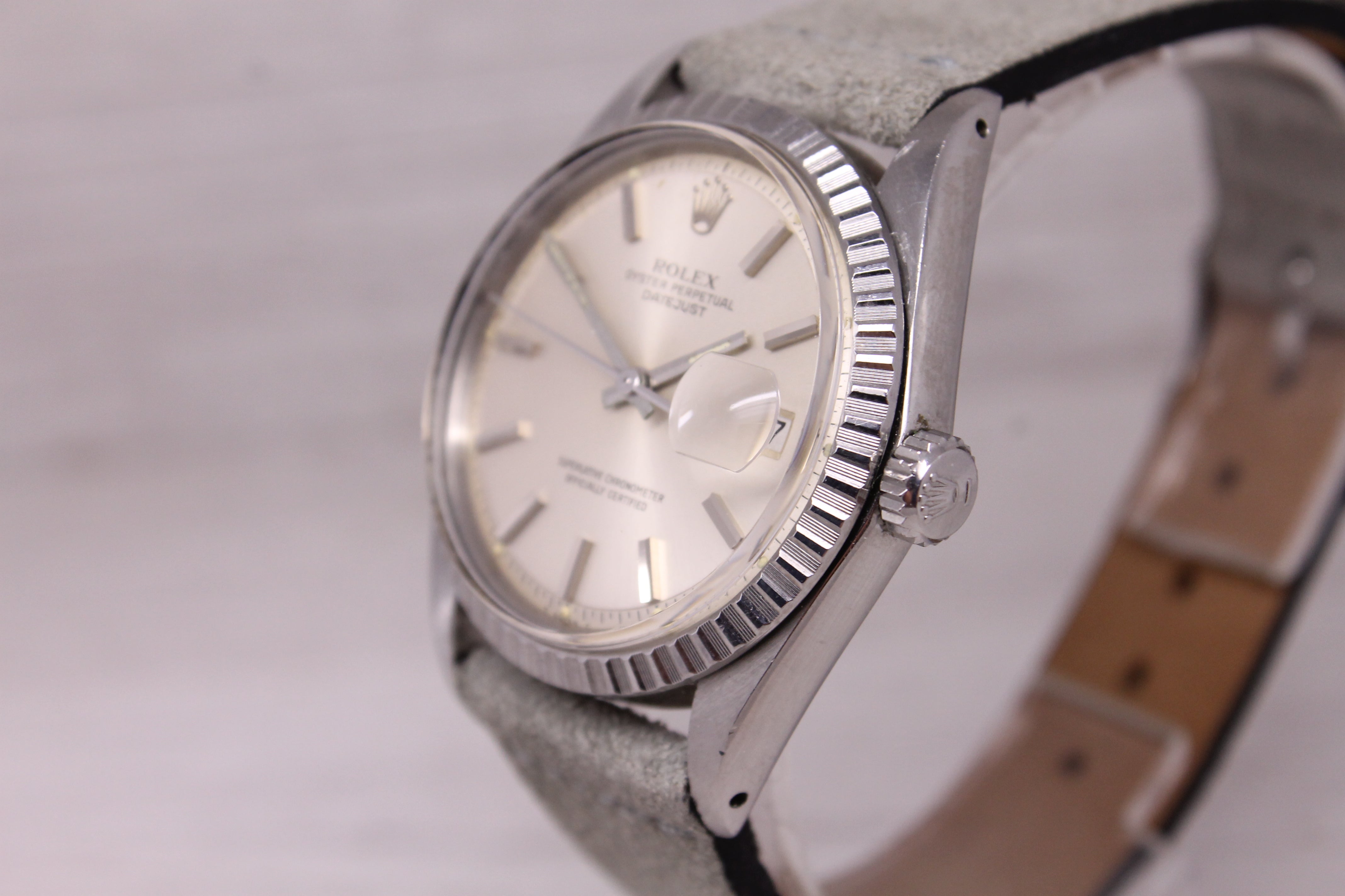 Vintage 1978 Rolex Datejust 1603 36mm Steel Automatic Mens Original Dial