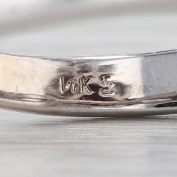 7.20ctw Oval Ruby Diamond Halo Ring 14k White Gold Size 7.5 Cocktail