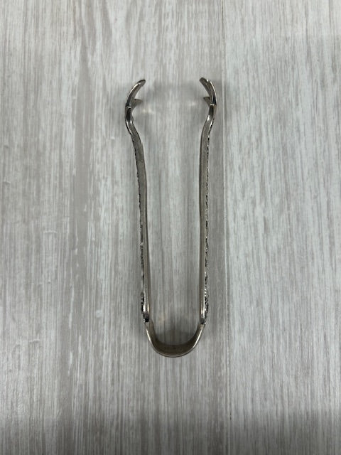 Dark Gray Vintage Baltimore Silversmiths Sterling Silver Rose Sugar Tongs 4"