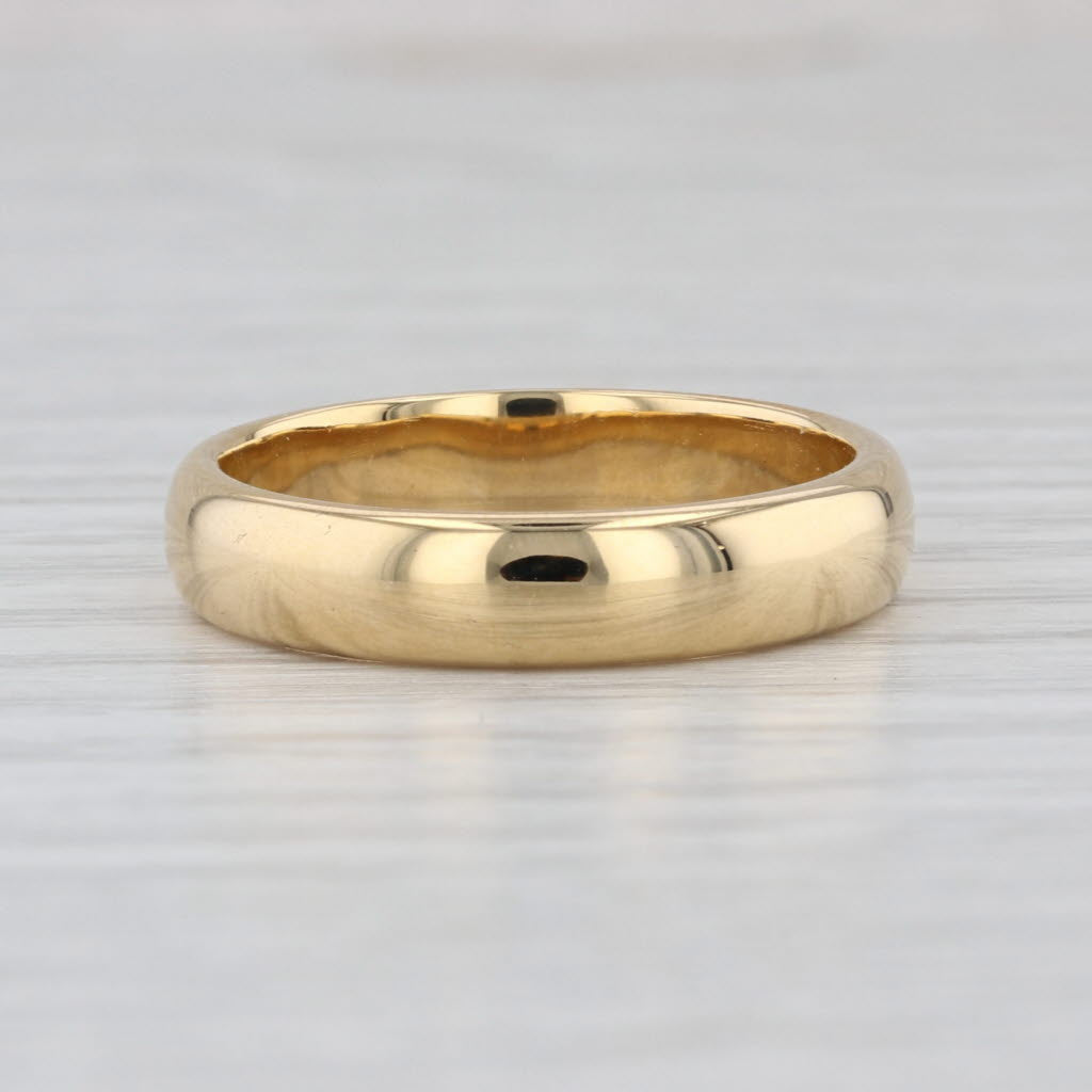 Tiffany & Co Forever Classic Wedding Band 18k Yellow Gold Ring Stackable