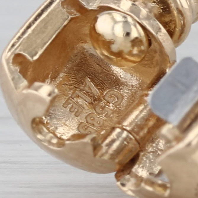 Pandora Moments Gold Clasp Charm Bracelet 550702 14k Yellow Gold 8.25" 21cm
