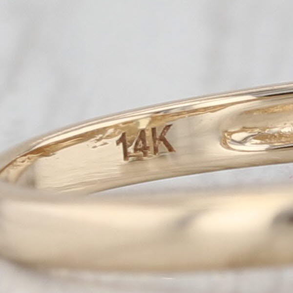 1ctw Oval Diaspore Csarite Diamond Ring 14k Yellow Gold Size 5 COA