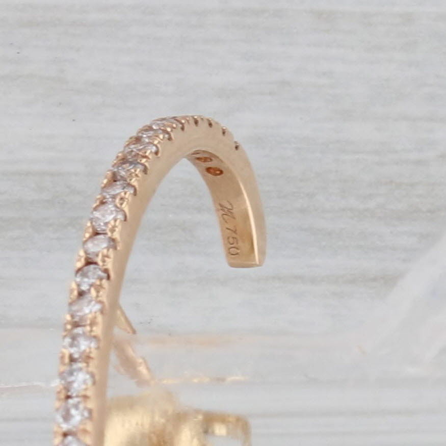 Gray New Nina Wynn SINGLE 0.12ctw Diamond Suspender Earring 18k Yellow Gold