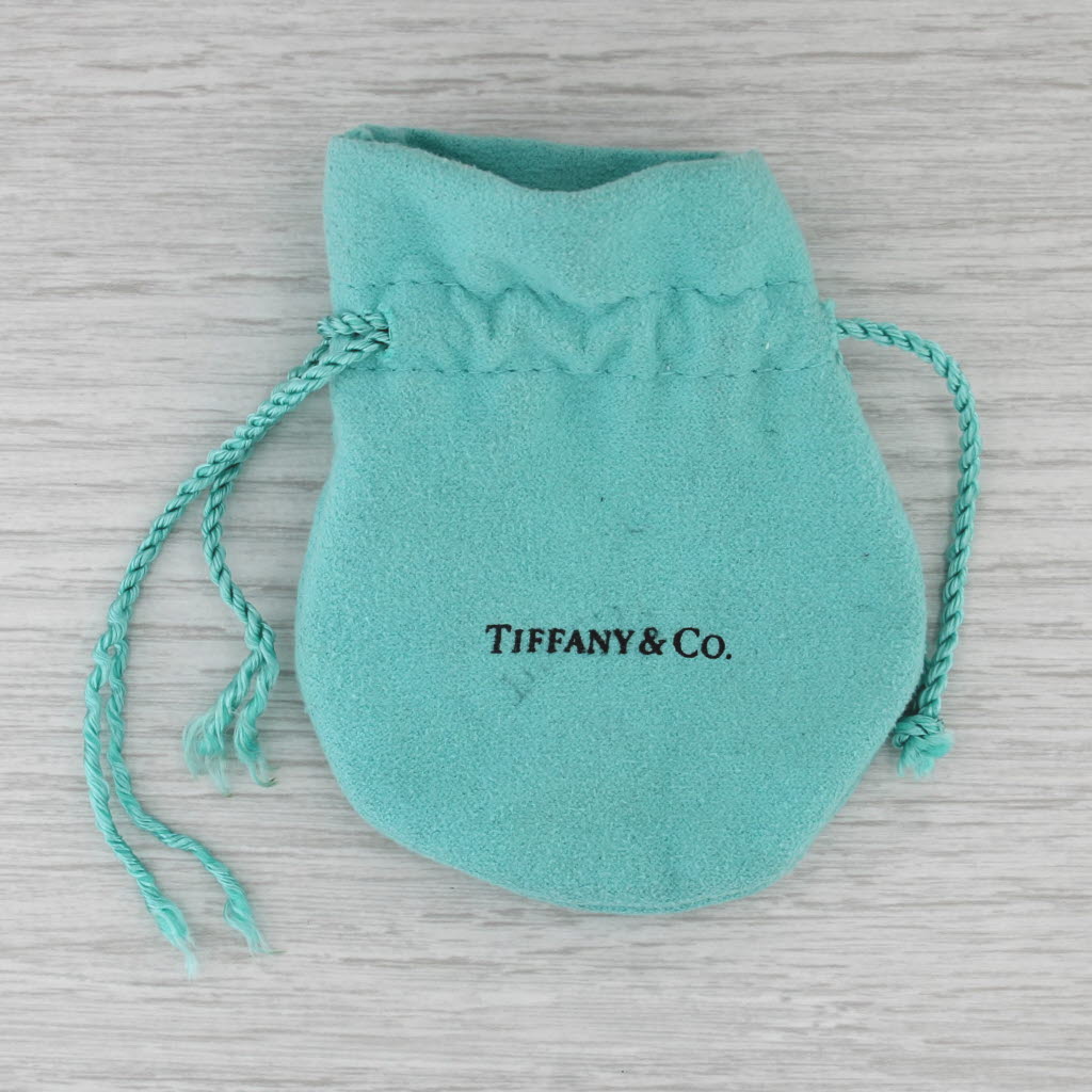 Tiffany & Co Elsa Peretti Open Heart Pendant 18k Yellow Gold Box Pouch
