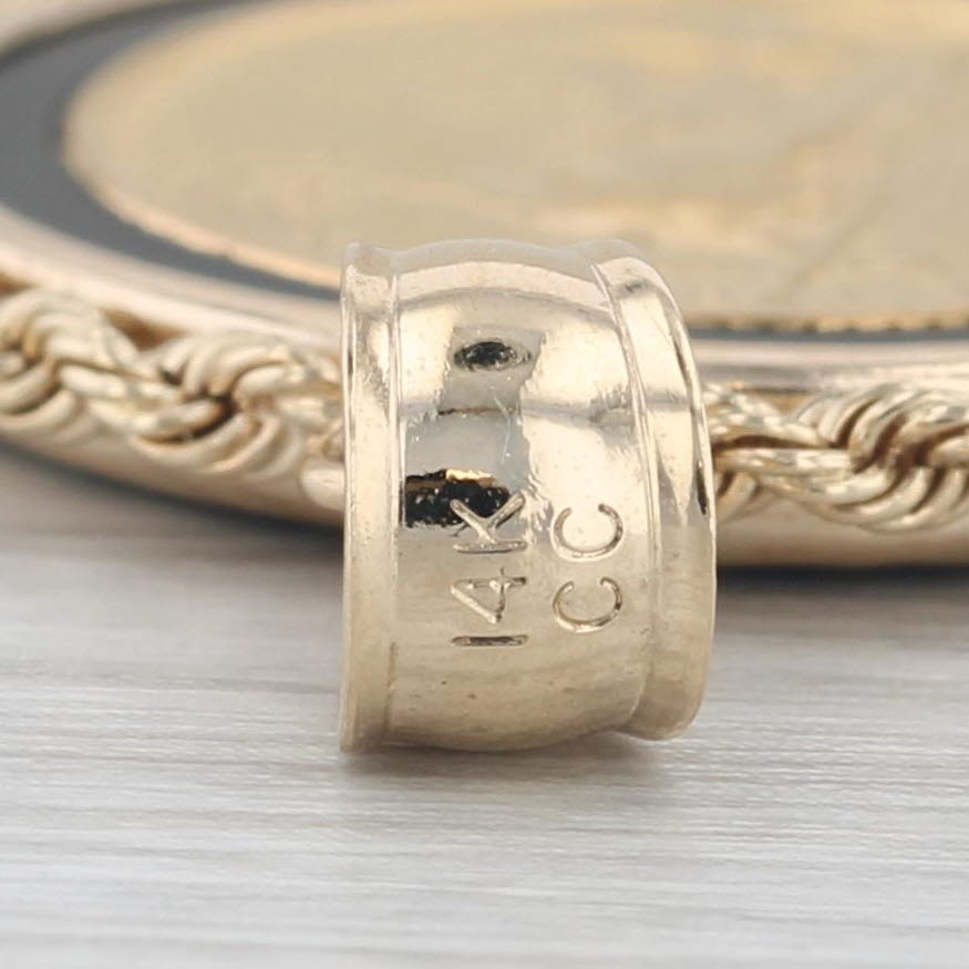 Tan 1988 Gold American Eagle Coin Pendant 14k Bezel 22k 1/10oz