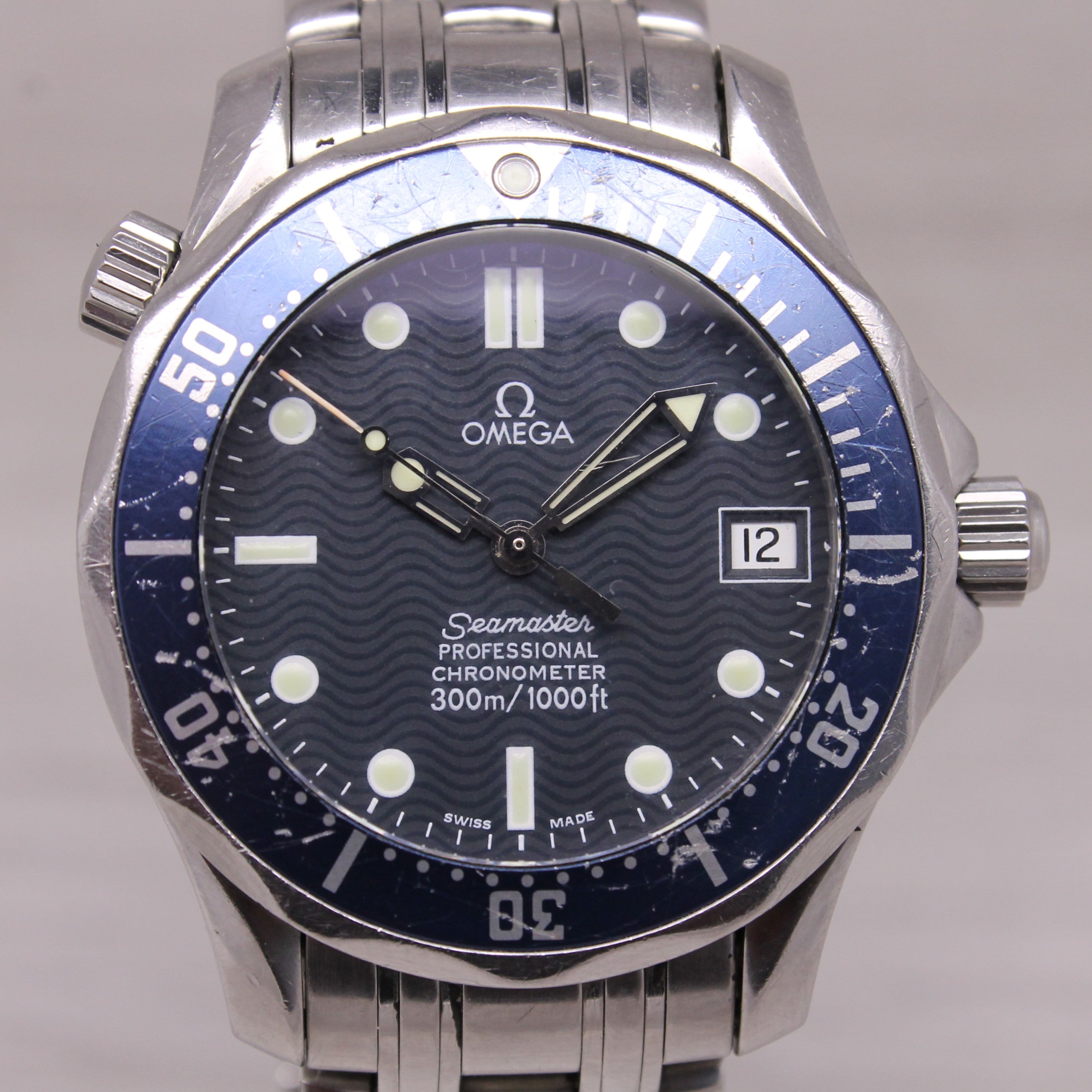 Omega Seamaster Professional 300m Midsize 36mm Steel Automatic Wtach 168.1622