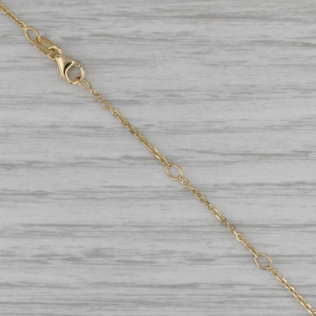 New 3.01ct Diamond Solitaire Necklace 14k Gold Cable Chain 16" 17" 18" GIA