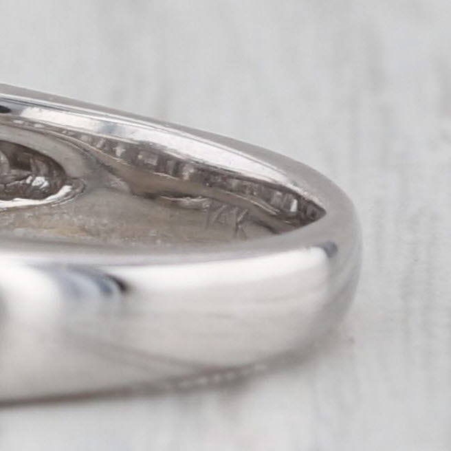2.36ctw Round Brilliant 3-Stone Engagement 14k White Gold Size 5