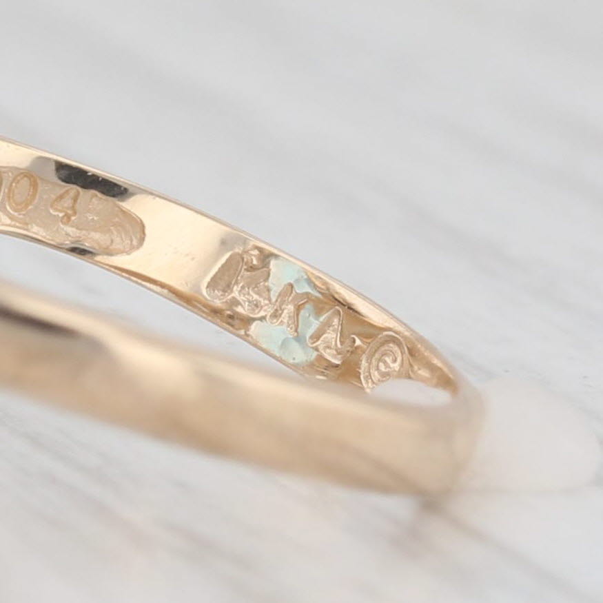 Light Gray 5.81ctw Blue Topaz Pear Diamond Ring 14k Yellow Gold Size 6.75