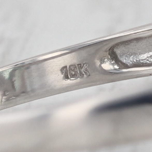 1.95ctw Pear ParaibaTourmaline Diamond Ring 18k White Gold Size 7.75 GIA