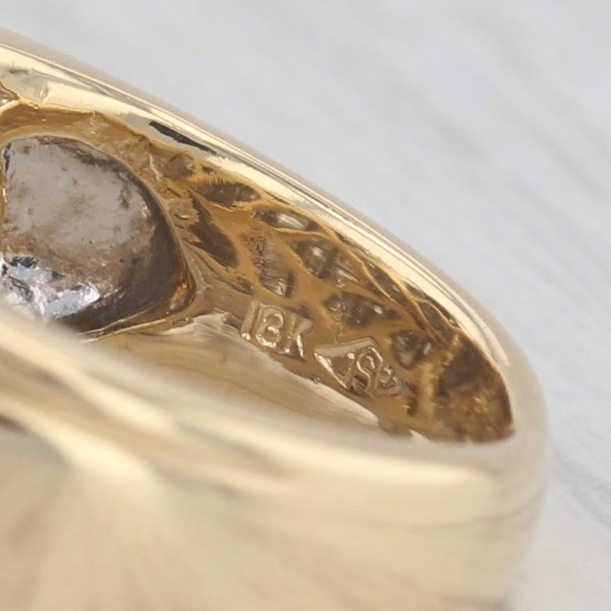 Gray 1.34ctw Baguette Diamond Ring 18k Yellow Gold Size 5.25-5.5