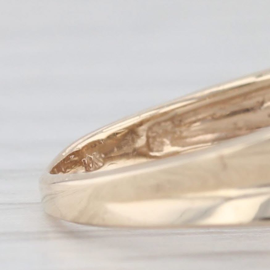 Light Gray 0.55ctw Diamond Engagement Ring 10k Yellow Gold Size 5