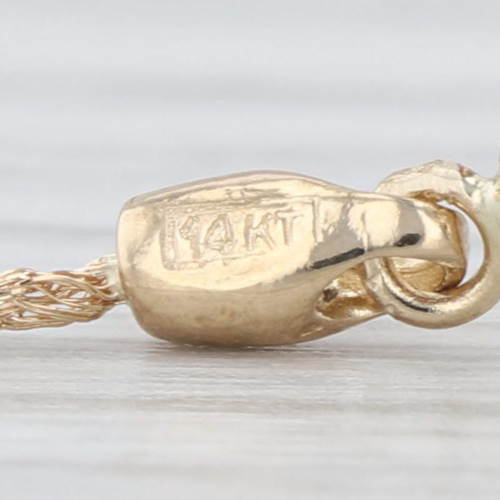 8.54ctw Cubic Zirconia Station Mesh Chain Necklace 14k Yellow Gold 17.75"