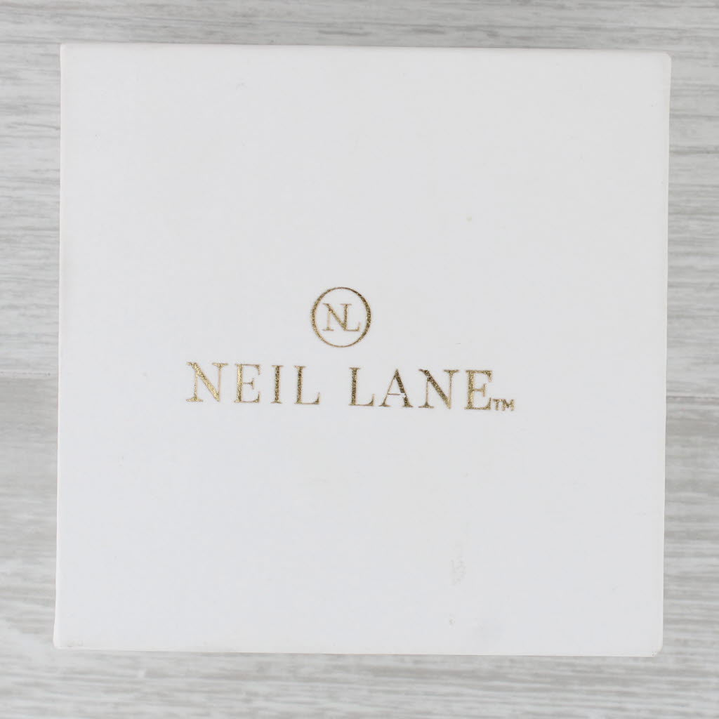 Light Gray Neil Lane 0.55ctw Diamond Wedding Band 14k Gold Ring Ornate Pattern w/ Box