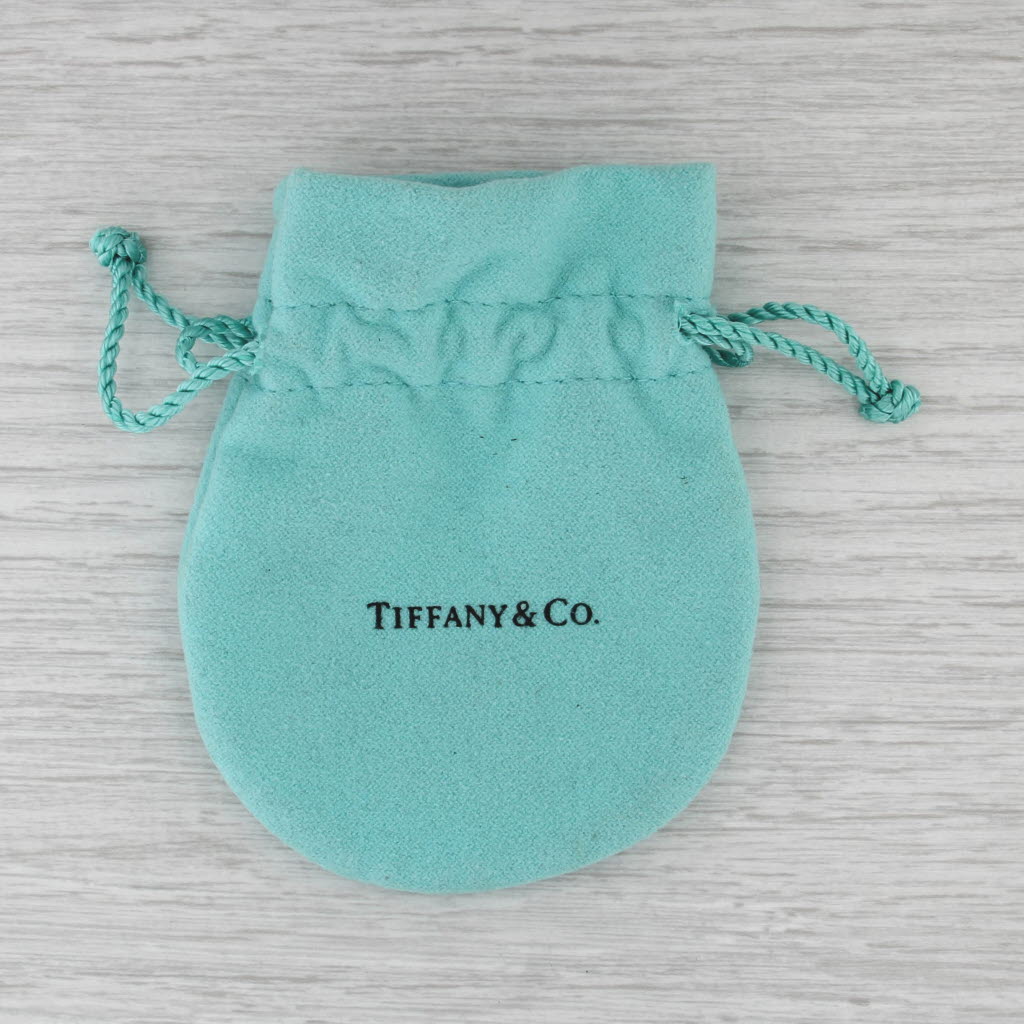 Tiffany & Co Double Love Pendant on Non-Tiffany Chain Sterling Silver w/ Pouch