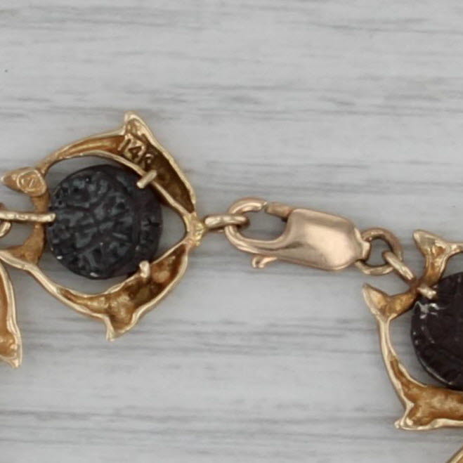 Nuestra Senora de Atocha Coin Bracelet Spanish Galleon Treasure COA 14k Gold
