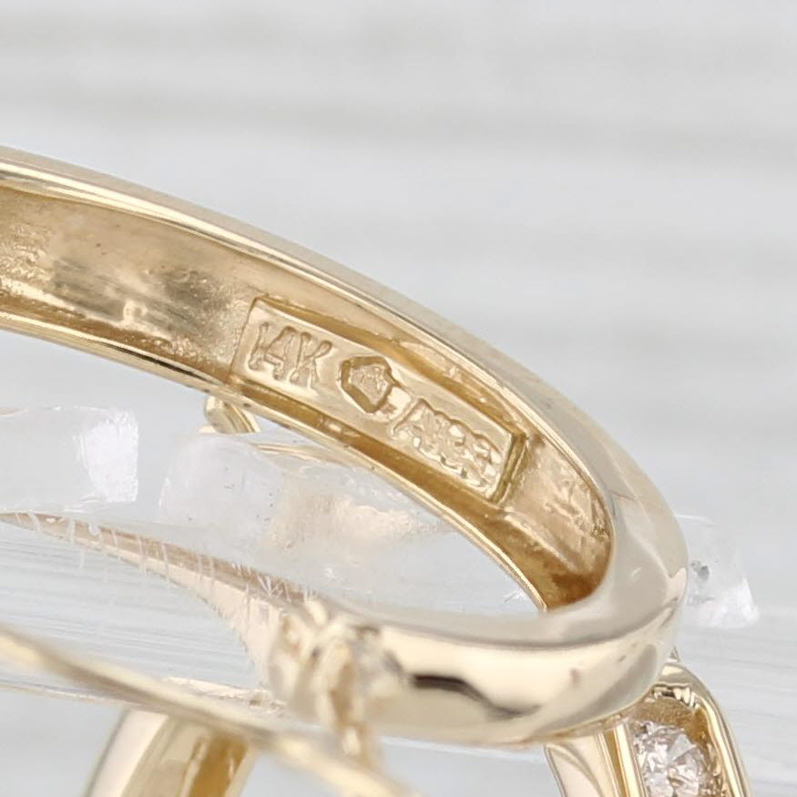 Light Gray 0.75ctw Channel Set Diamond Hoop Earrings 14k Yellow Gold Snap Top Round Hoops