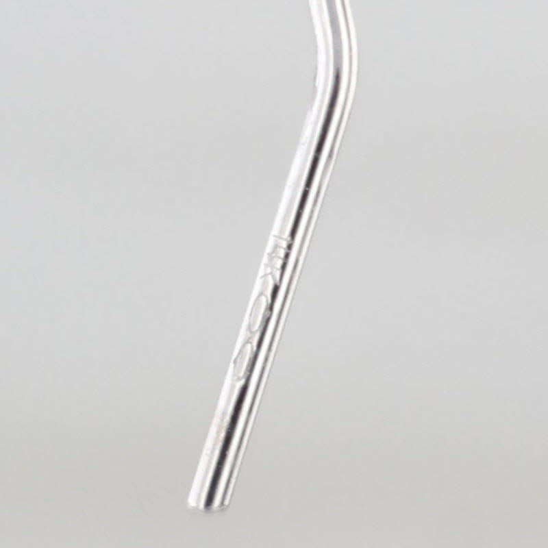 Micro Hoop Huggie Earrings 14k White Gold Snap Top Small Round Hoops