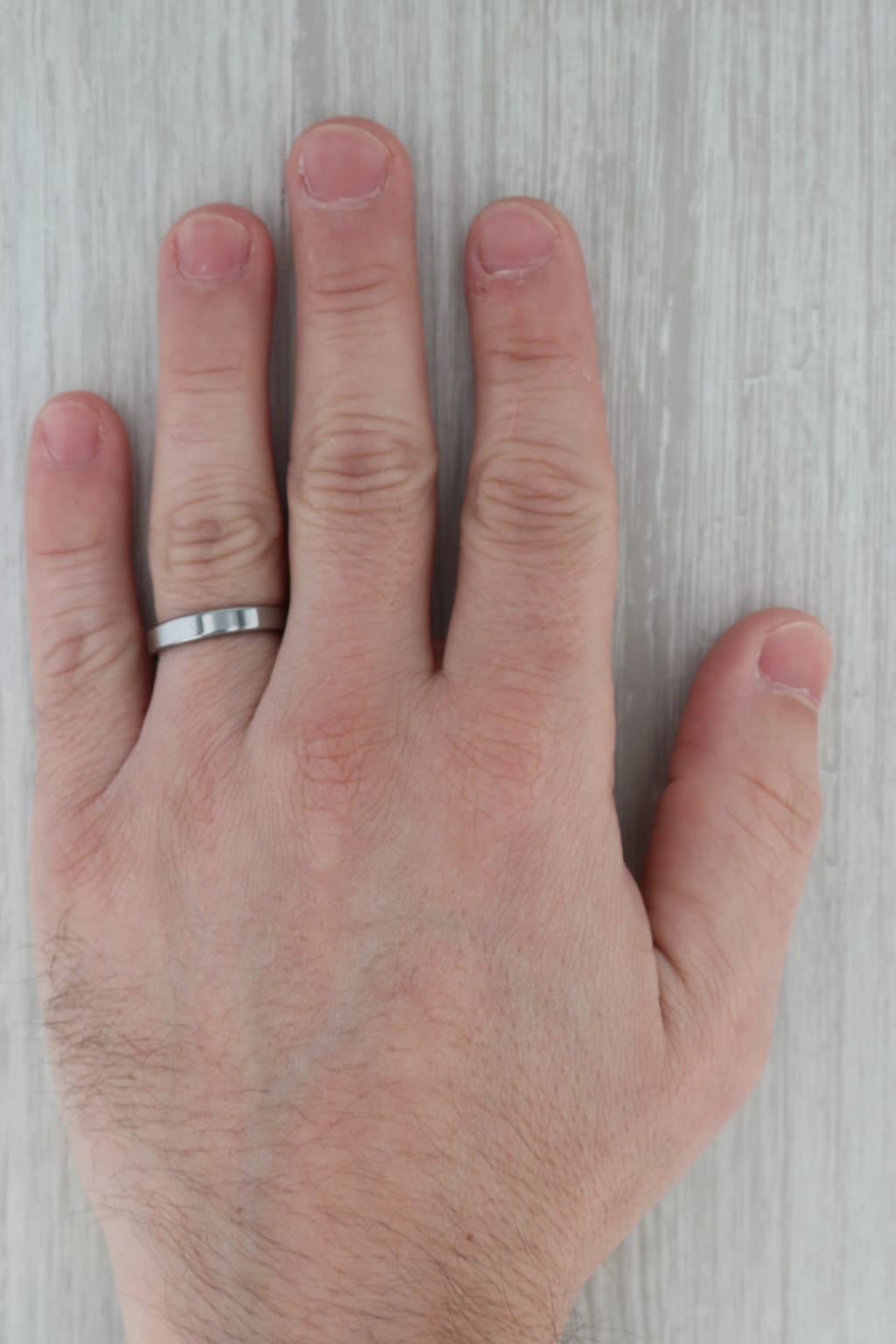 Rosy Brown New Polished Tungsten Carbide Ring Wedding Band Stackable Size 8.5