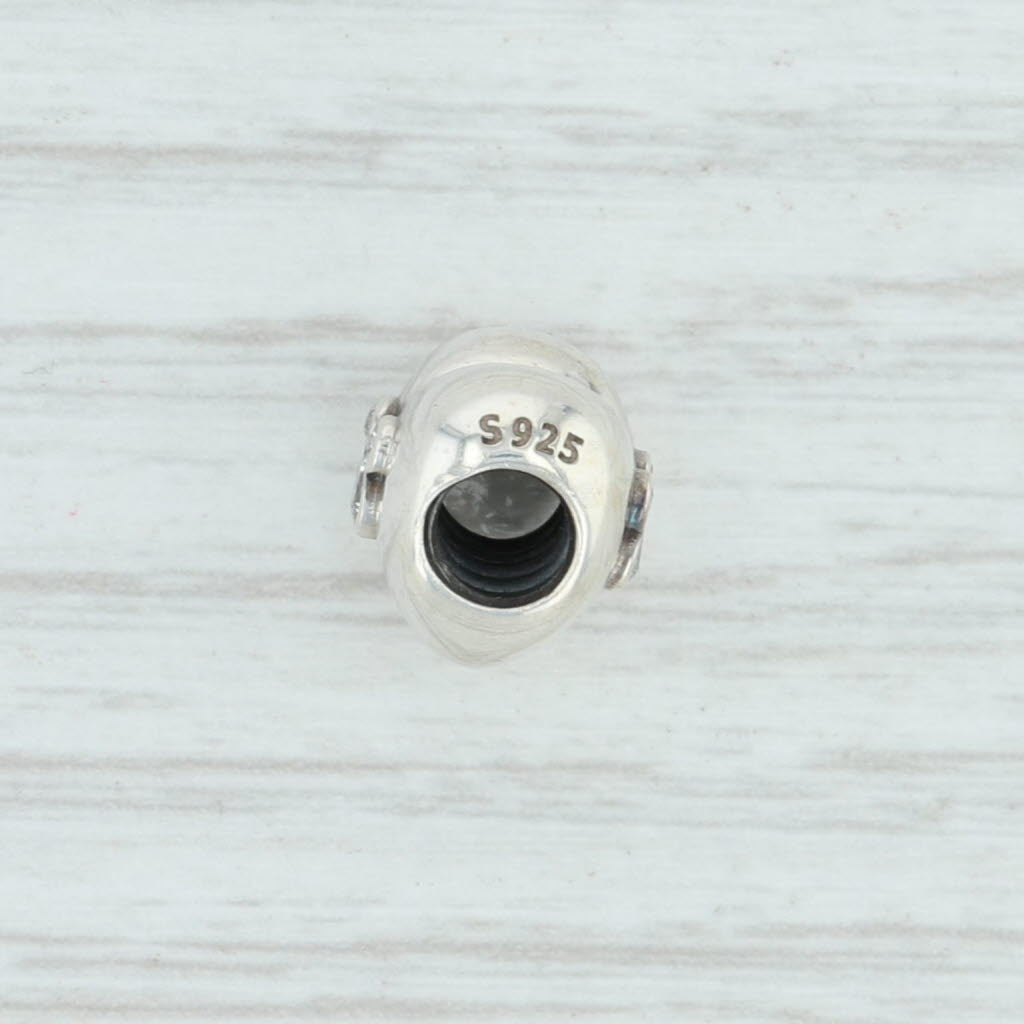 Light Gray New Authentic Pandora Disney Heart of Mickey 791453CZ Sterling Silver Clear CZ