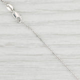 Light Gray New Custom 0.26ct Green Alexandrite Pendant Necklace 14k White Gold 16"