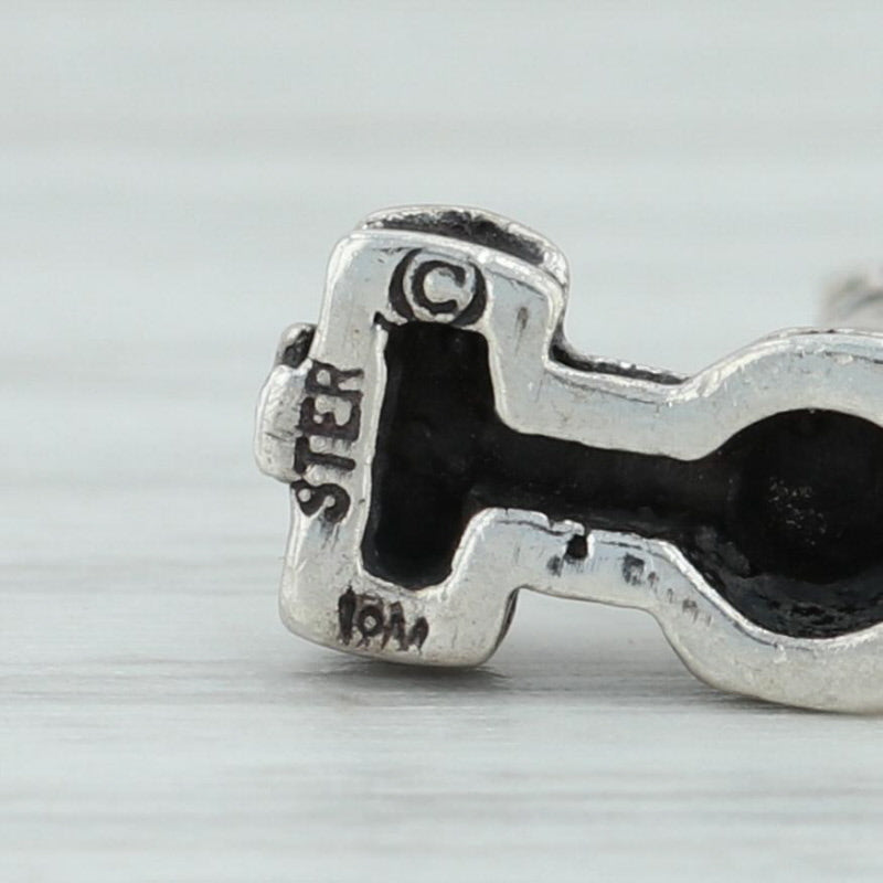 Light Gray Bodie Island Lighthouse Charm Sterling Silver Nautical North Carolina Souvenir
