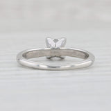 .53ct VVS D Diamond Solitaire Engagement Ring 950 Platinum Size 5 Square Cut GIA